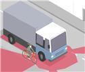Veranstaltungsbild „Tote Winkel Aktion“ mit LKW-Verein, CDU und DRK